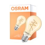 Osram Vintage 1906 LED Classic Slim E27 Gruszka Włókno Złoty 4.9W 470lm - 927 Bardzo Ciepła Biel | Najlepsze Renderowanie Kolorów - Ściemnianie - Zamienne 40W
