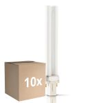 Opakowanie 10x Philips PL-S 11W - Actinic BL | 2-Piny