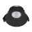 Nordlux Downlight Albric Aluminium Czarny 8W 590lm 38D - 927 | 90mm - IP44 - Najlepsze Renderowanie Kolorów - Ściemnianie