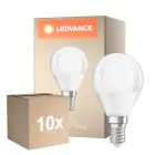 Opakowanie 10x Ledvance Classic LED E14 Gruszka Matowy 4.9W 470lm - 827 Bardzo Ciepła Biel | Ściemnianie - Zamienne 40W
