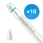 Opakowanie 10x Philips Rura LED T8 MASTER Value (EM/Mains) High Output 14W 2100lm - 840 Zimna Biel | 120cm - Zamienne 36W